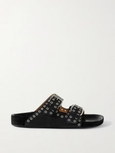 Lennyo studded leather slides