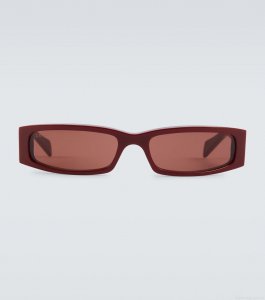 GucciLogo rectangular sunglasses