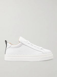 + NET SUSTAIN Lauren scalloped leather sneakers