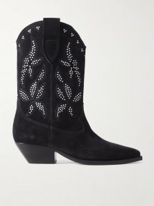 Duerto studded suede cowboy boots