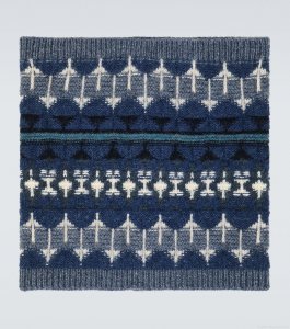 Loro PianaNoel Fair Isle cashmere collar