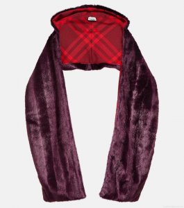 BurberryFaux fur scarf