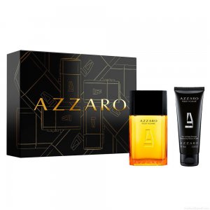 Kit Perfume Azzaro Pour Homme Masculino Eau de Toilette 100 ml + Shampoo Corporal 75 ml