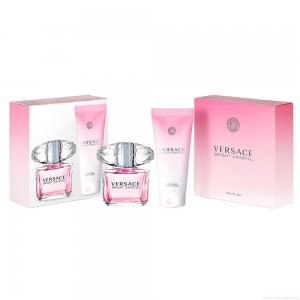 Kit Pefume Versace Bright Crystal Feminino Eau de Toilette 90 ml + Loção Corporal 100 ml