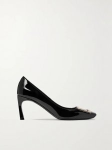 Belle Vivier Trompette patent-leather pumps