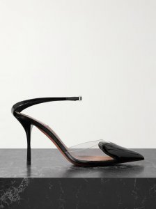 Cœur 90 PU and patent-leather pumps