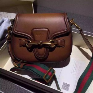 Gucci Small Lady Web Leather Shoulder Bag (Varied Colors)