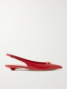 VLOGO Bold 20 embellished patent-leather pumps