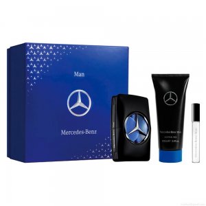 Perfume Mercedes Benz Man Coffret Masculino Eau de Toilette 100 ml + Gel de Banho + Miniatura 10 ml