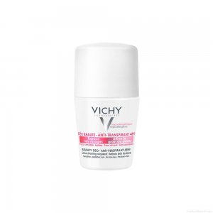 Desodorante Roll On Antitranspirante Vichy Ideal Finish Unissex 50 ml