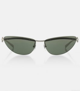 GucciHorsebit cat-eye sunglasses