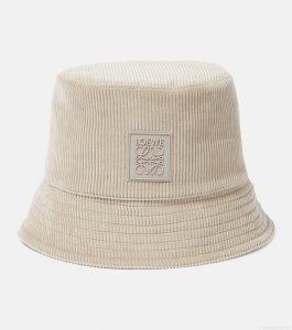 LoeweAnagram corduroy bucket hat