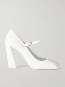 Charlotte patent-leather Mary Jane pumps