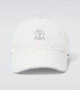 Brunello CucinelliEmbroidered baseball cap