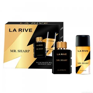 Kit Perfume La Rive Mr. Sharp Masculino Eau de Toilette 100 ml + Desodorante 150 ml