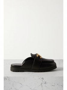 Airel horsebit-detailed leather slippers