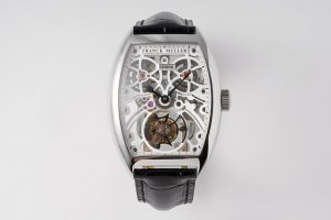 Franck Muller 55.3 * 39CINTR É E CURVEX series hollow tourbillon watch