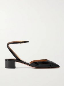 French Flirt 35 patent-leather Mary Jane pumps