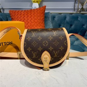 Louis Vuitton Tambourin Monogram Small Round Lightweight Cross Shoulder Bag