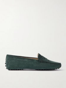 Gommino suede loafers