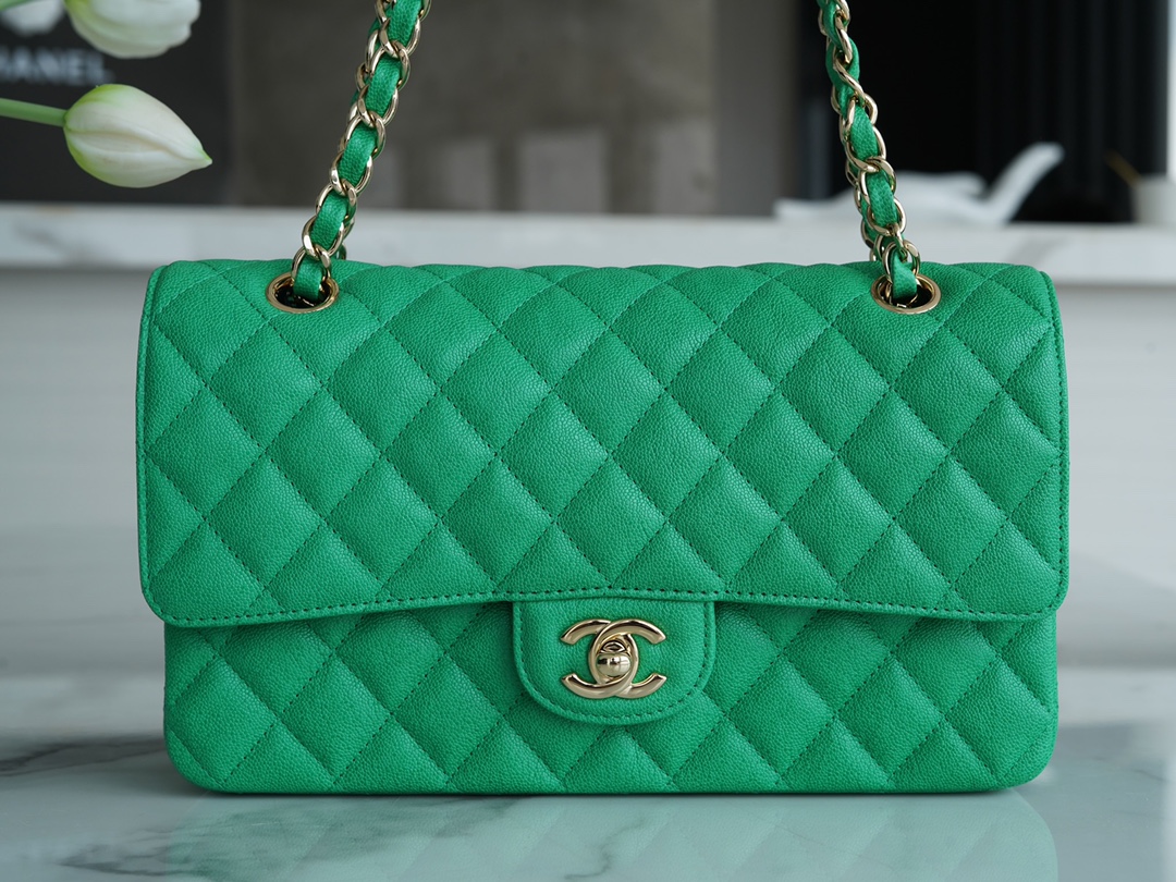 CHANEL HANDBAG green