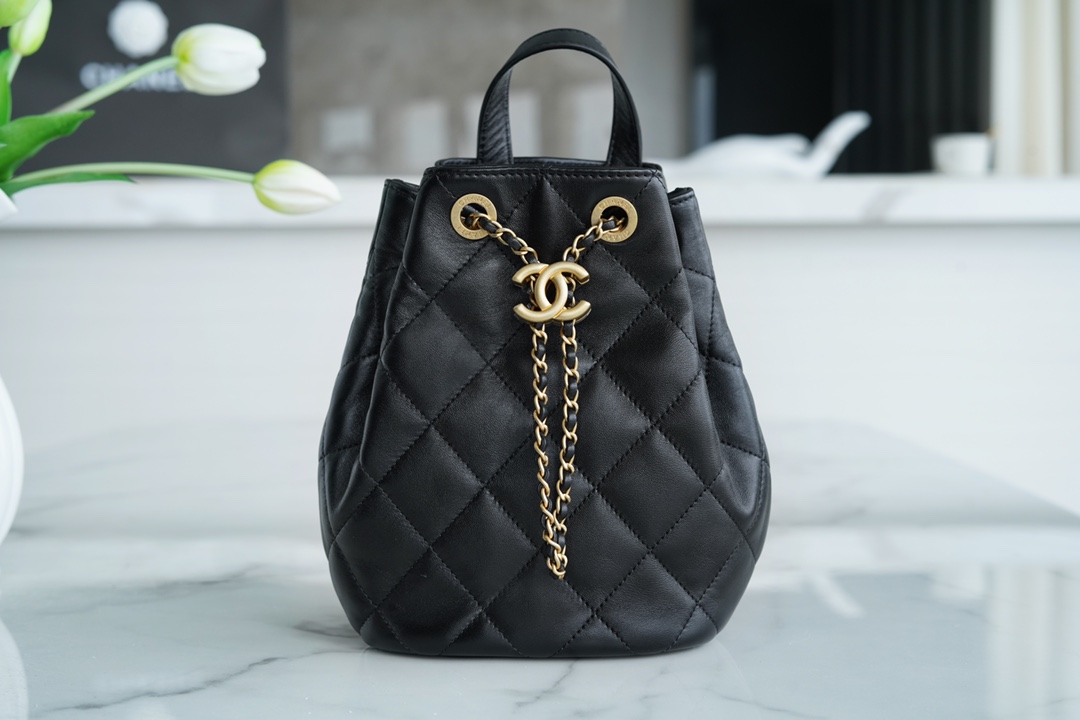 CHANEL backpack black