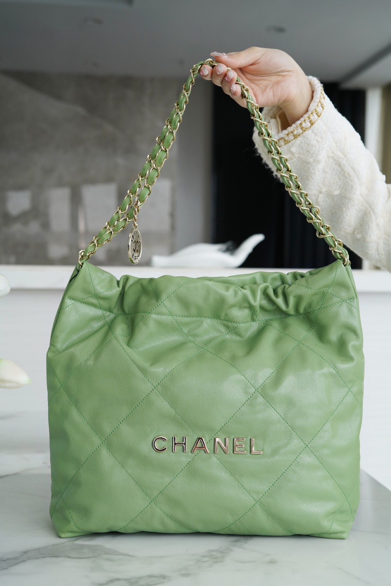 CHANEL HANDBAG Avocado Green