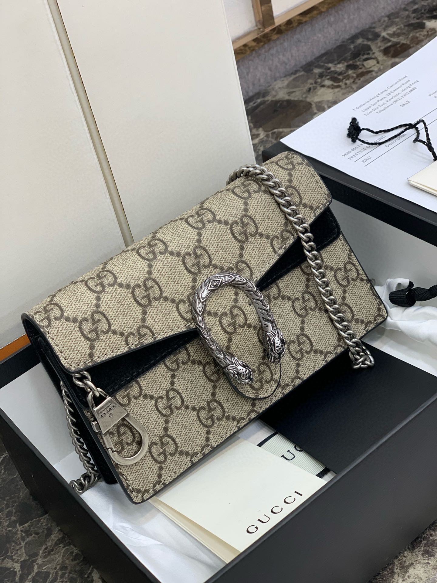 GUCCI DIONYSUS GG SMALL RECTANGULAR BAG