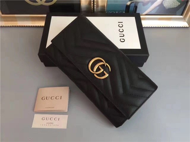 Gucci GG Marmont Continental Wallet (Varied Colors)