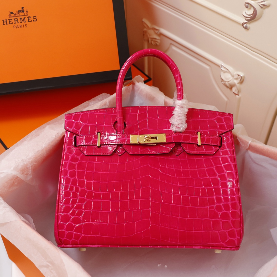 HERMES HANDBAG pink