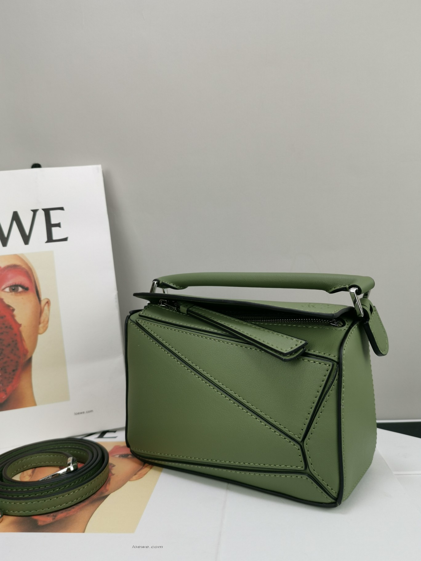 LOEWE HANDBAG green