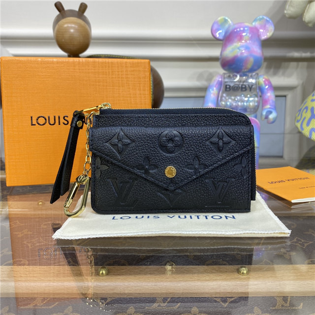 Louis Vuitton Card Holder Recto Verso Black