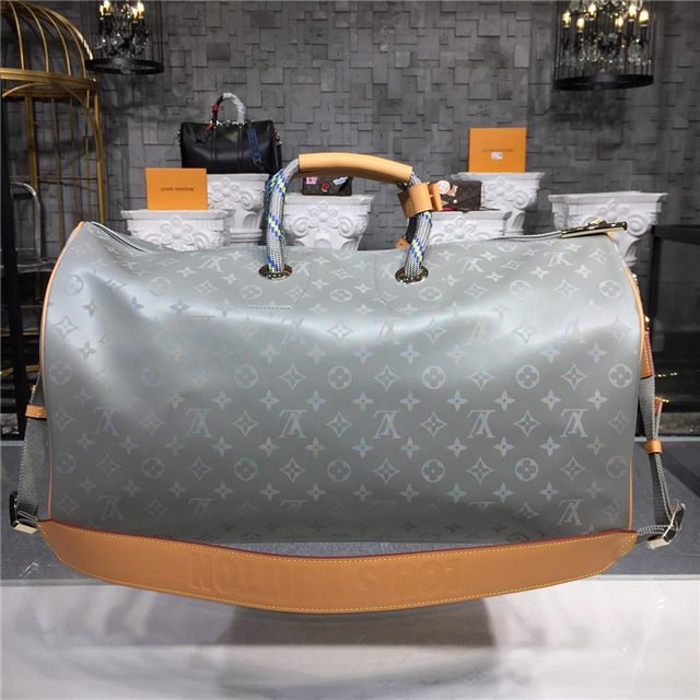 Louis Vuitton Keepall Bandouliere 50 Monogram Titanium