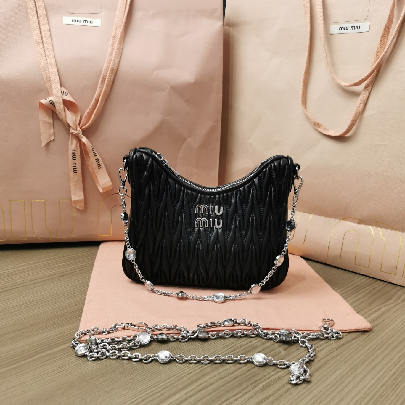 MIUMIU HANDBAG black