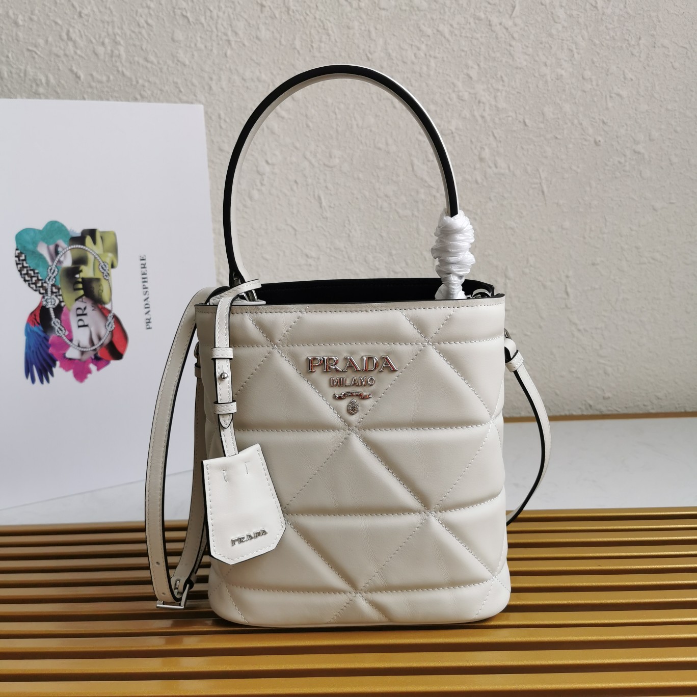 PRADA HANDBAG WHITE