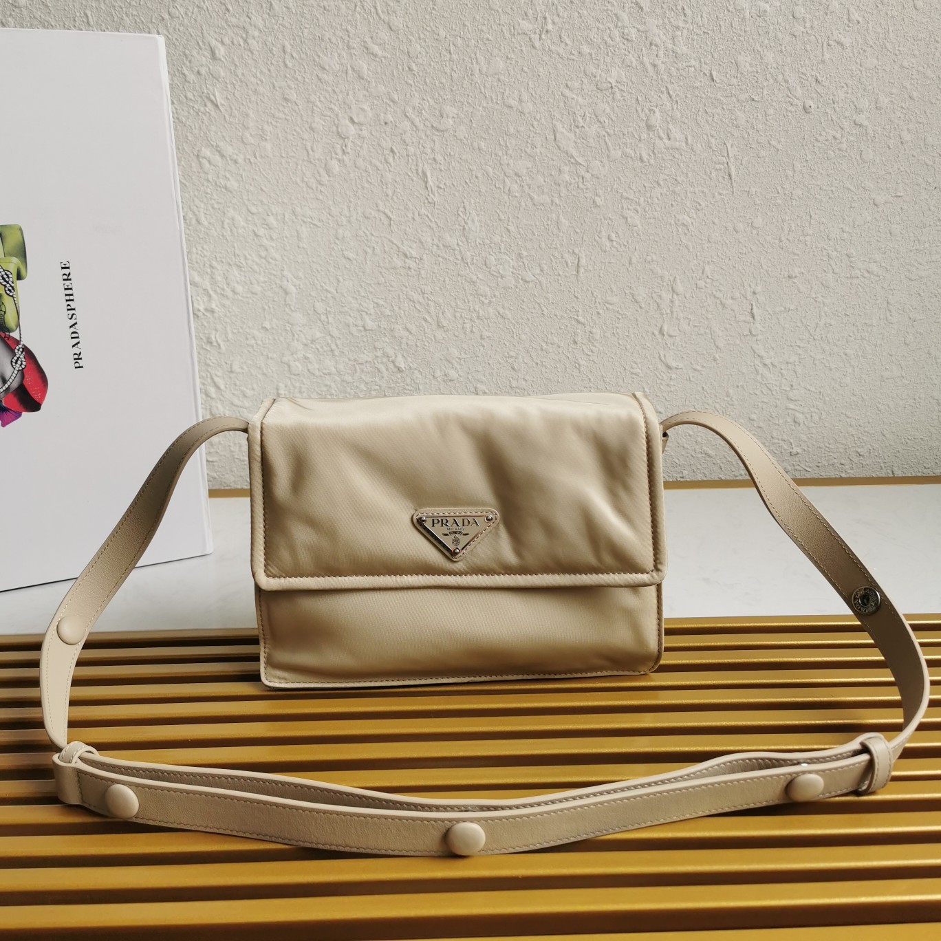 PRADA CROSSBODY BAG beige