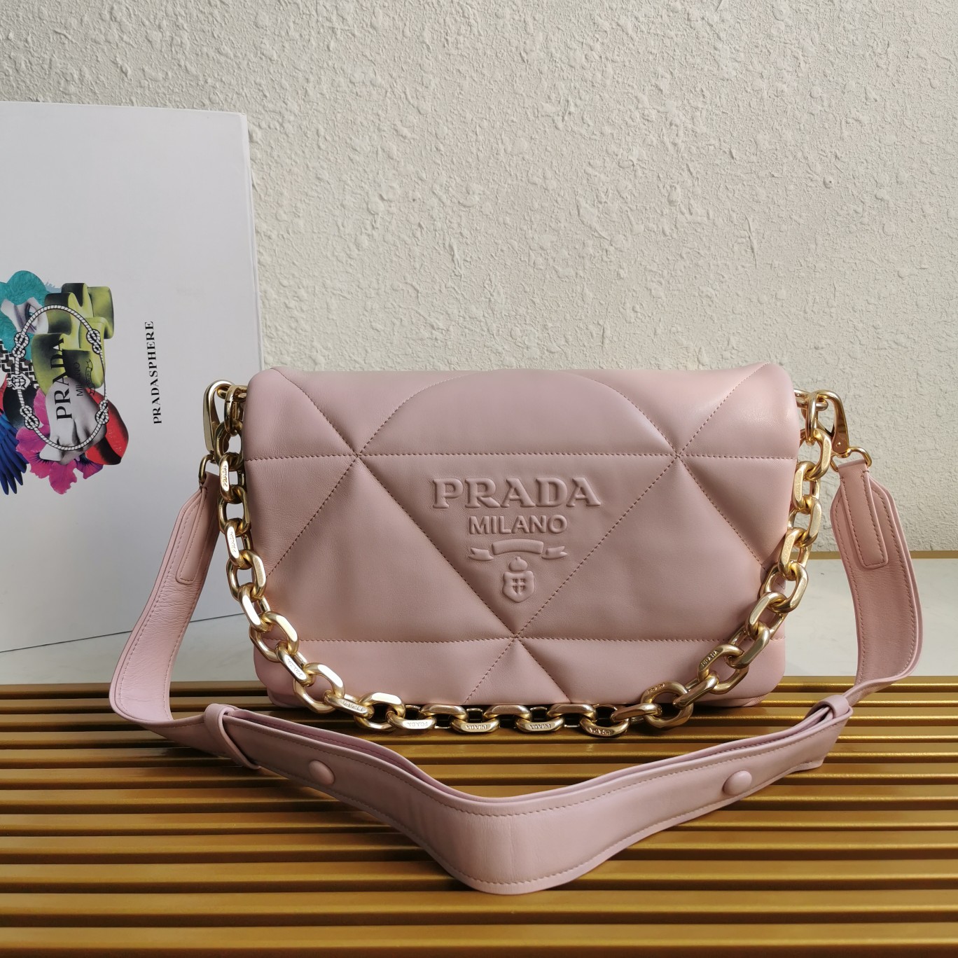 PRADA CROSSBODY BAG pink