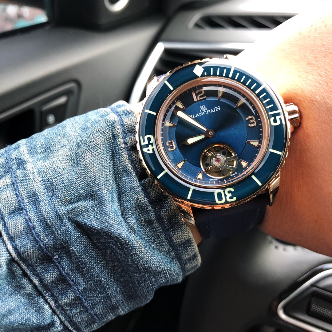 Blancpain Fifty Fathoms series men’s mechanical wristwatch