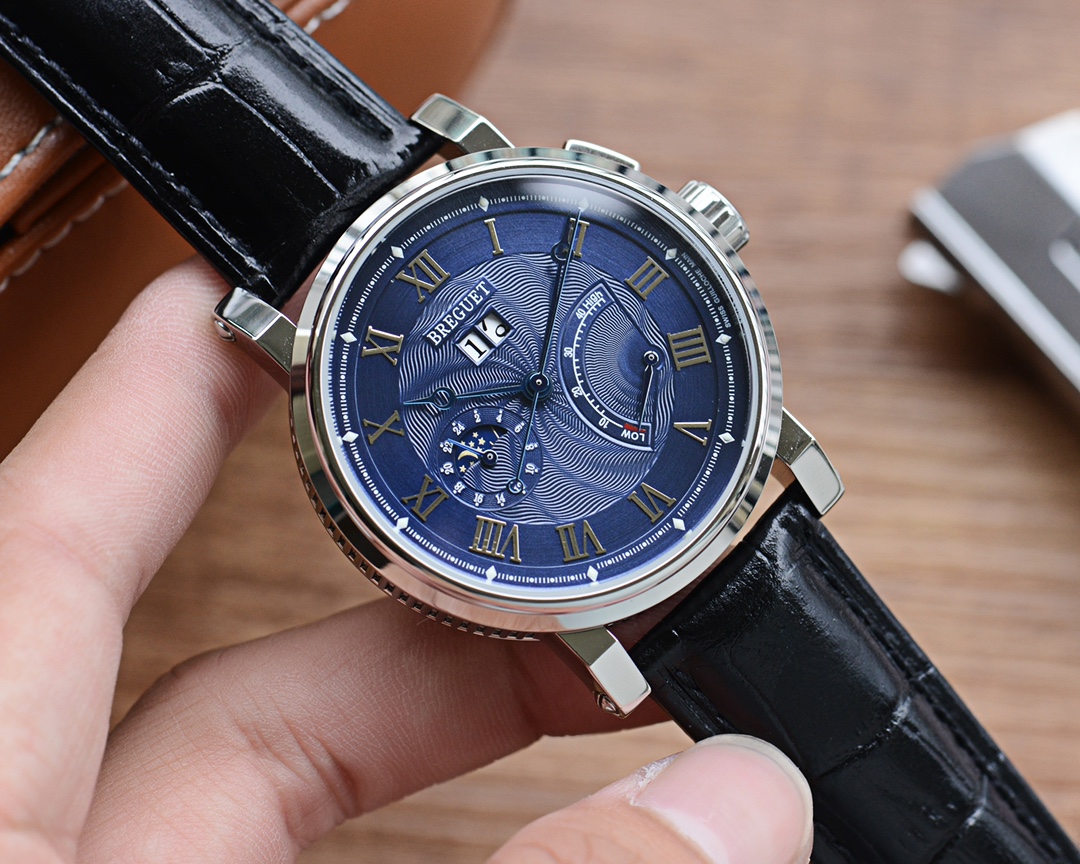 Breguet Day, Moon, and Stars Series Men’s Mechanical Wristwatch