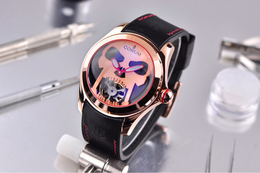 CORUM Bubble series floating tourbillon watch