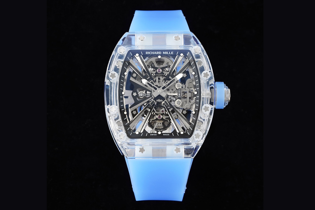 Richard Mille RM12-01 Tourbillon Sapphire Transparent Watch