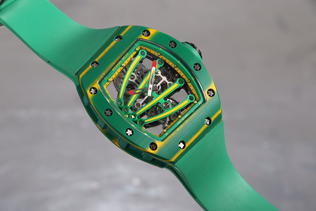 Richard Mille RM59-01 Carbon Fiber Collection Tourbillon Green Lizard Watch