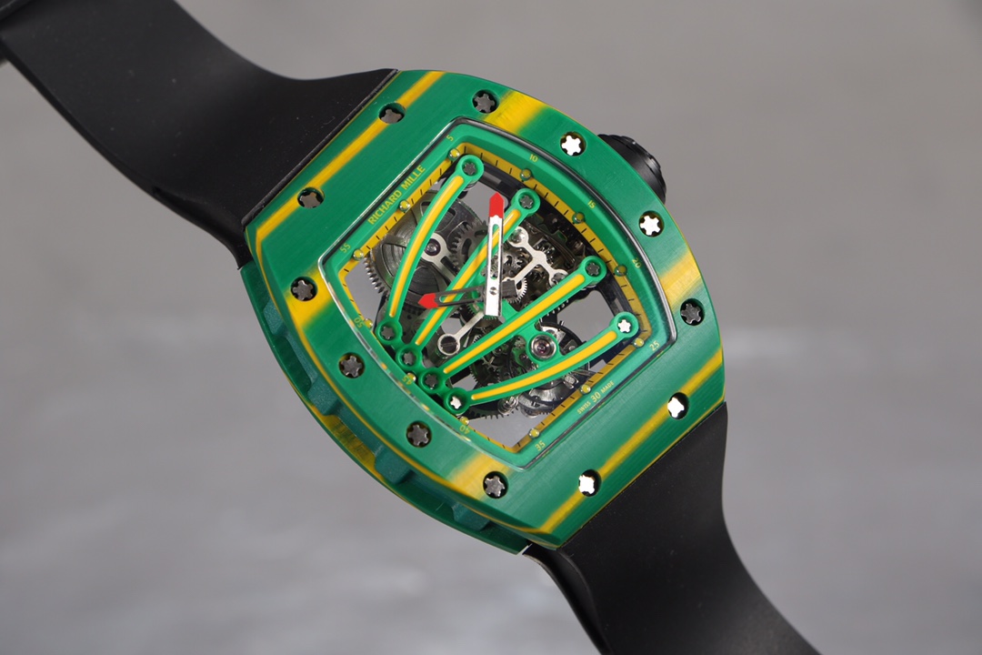 Richard Mille RM59-01 Carbon Fiber Collection Tourbillon Green Lizard Watch