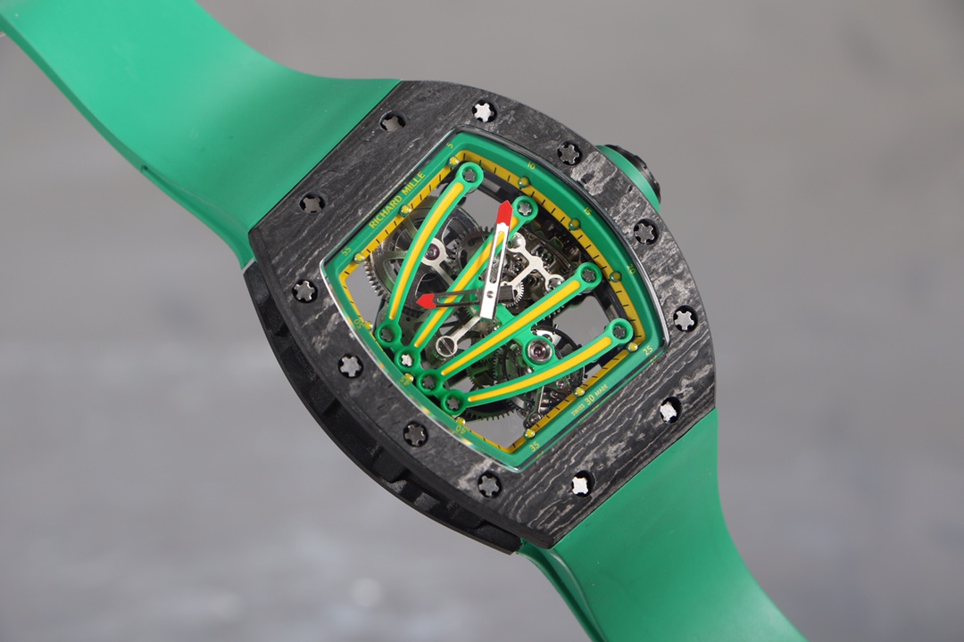 Richard Mille RM59-01 Carbon Fiber Collection Tourbillon Green Lizard Watch