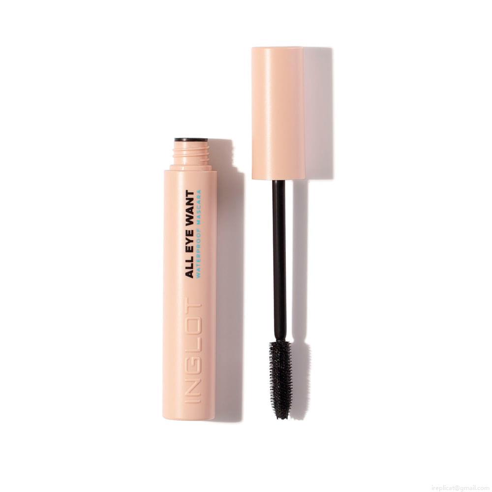 Máscara De Cílios À Prova D'água Inglot All Eye Want Preta 8,5 ml