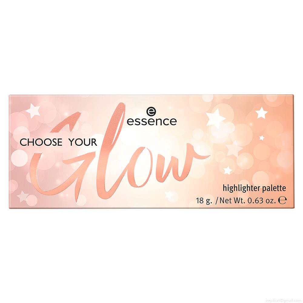 Paleta de Iluminador em Pó Essence Choose Your Glow 3 Shades