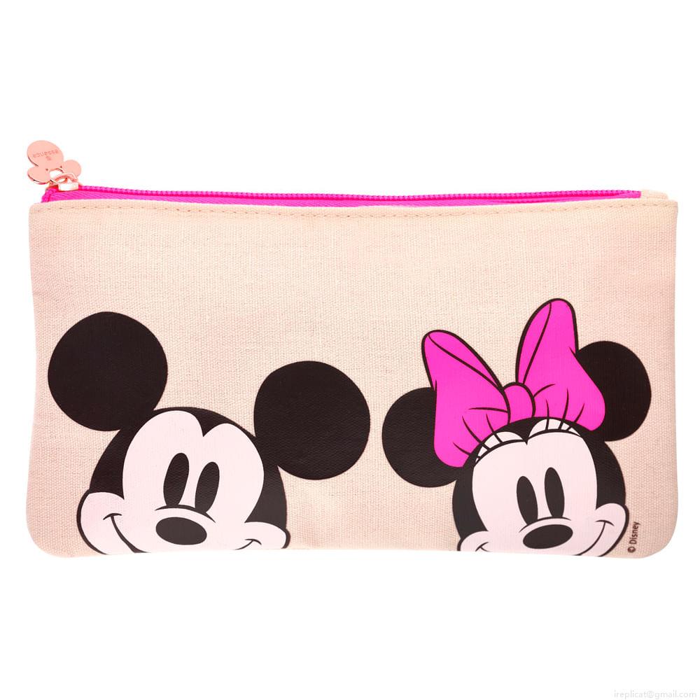 Necessaire Essence Back To The Roots Mickey e Minnie Rosa