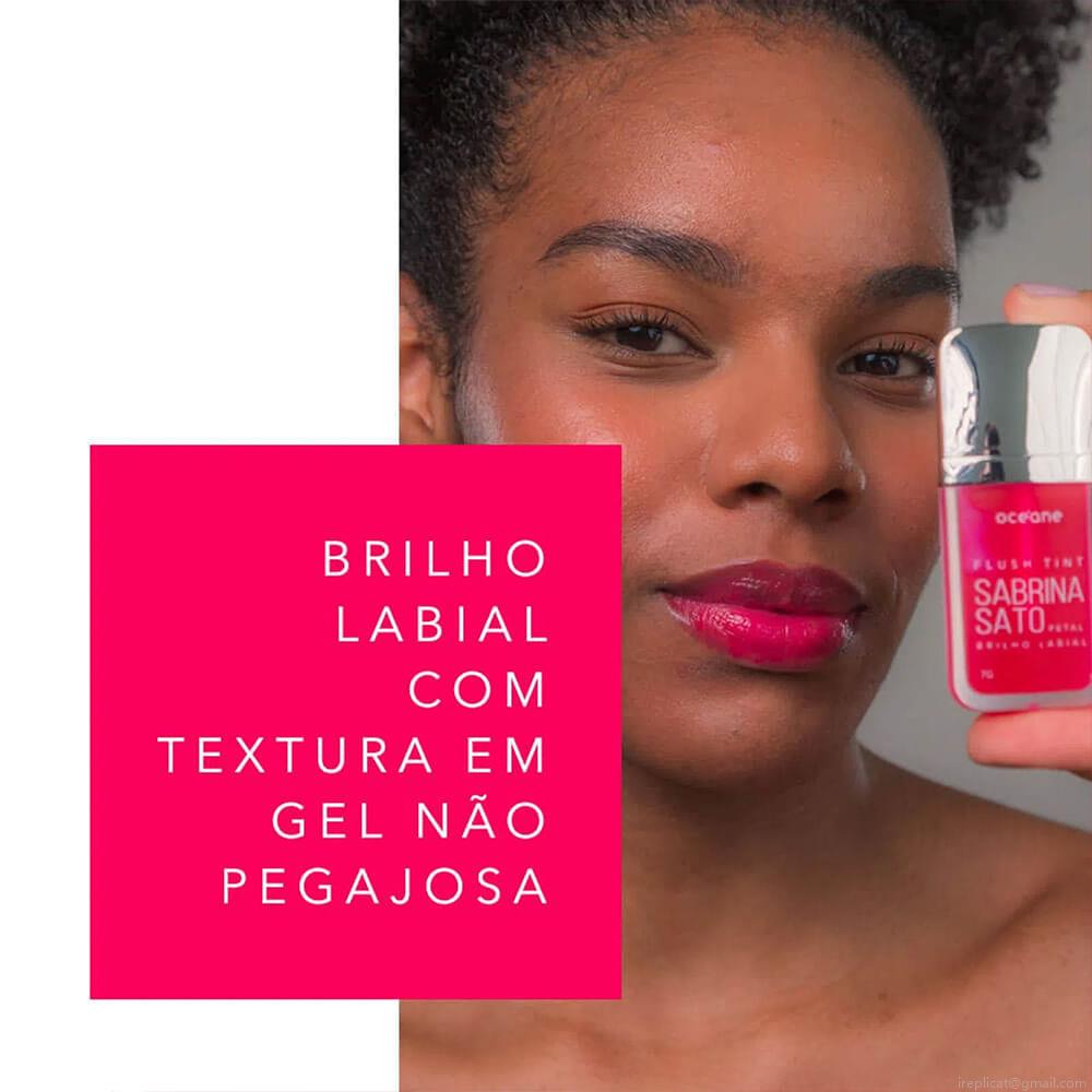 Gloss Labial Líquido Océane Sabrina Sato Rosa Flush Tint Petal 7 g