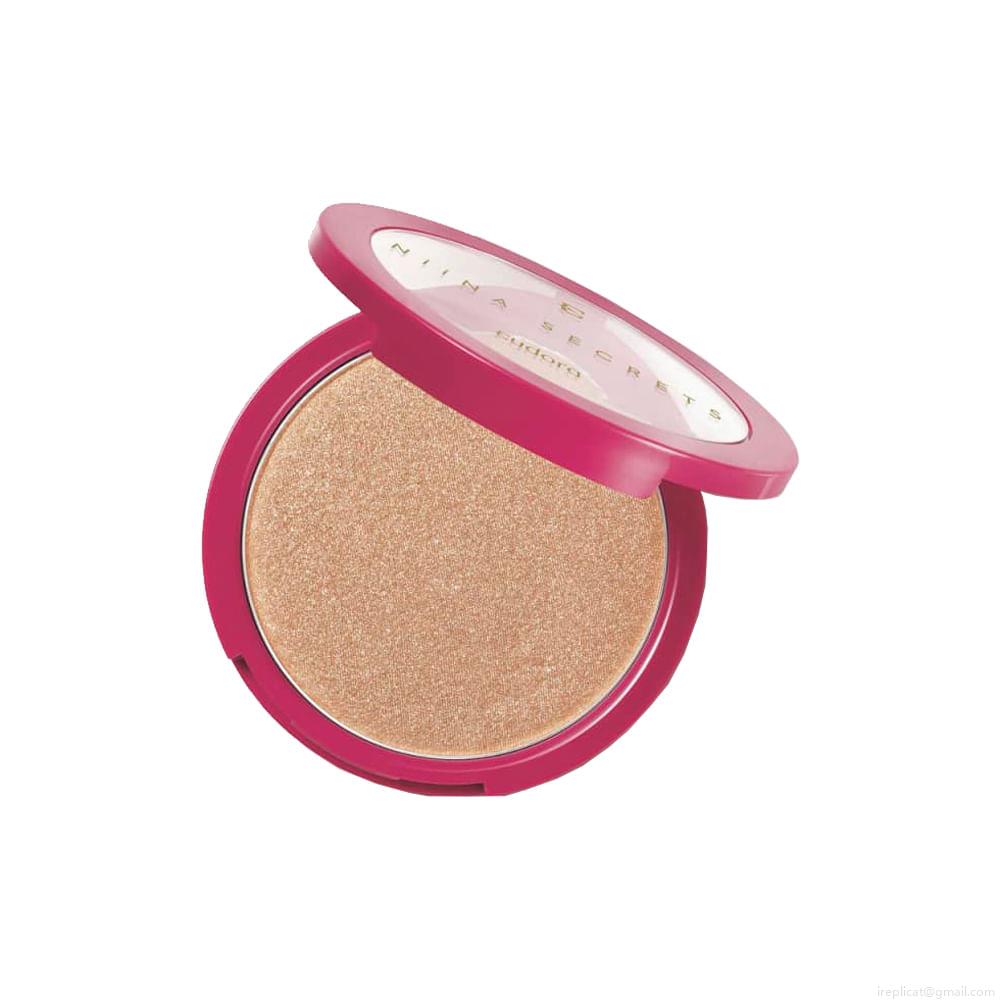 Iluminador Compacto em Pó Power Glow Eudora Niina Secrets Gold 10 g