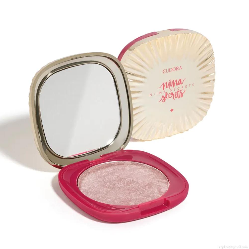 Blush Marmorizado Compacto em Pó Eudora Niina Secrets Cor 1 9,6 g